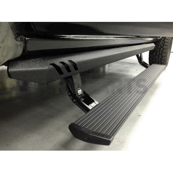 Amp Research Running Board 600 Pound Capacity Aluminum Power Lowering - 77151-01A