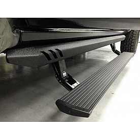 Amp Research Running Board 600 Pound Capacity Aluminum Power Lowering - 77154-01A