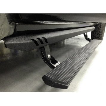 Amp Research Running Board 600 Pound Capacity Aluminum Power Lowering - 77154-01A