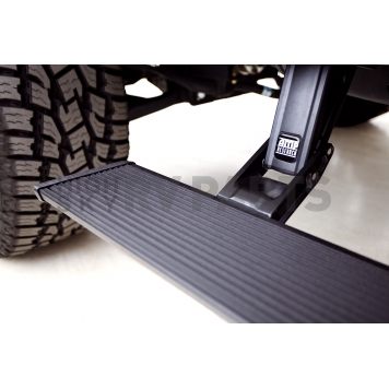 Amp Research Running Board 600 Pound Capacity Aluminum Power Lowering - 78135-01A-1