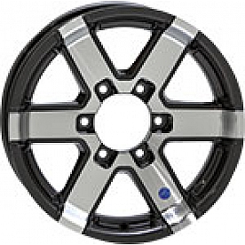 Americana Tire and Wheel Hi-Spec Series 7 Trailer Wheel Black - 20459B