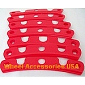 Moto Metal Wheel Spoke Insert Red - Set Of 7 - 389K20R