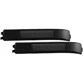 ANZO USA Exterior Mirror Turn Signal Lens Smoke Set Of 2 - 861114