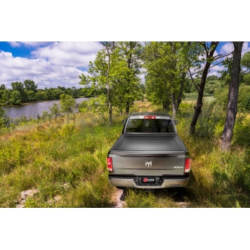BAK Industries Hard Folding Tonneau Cover Hard Folding Black Textured Aluminum - 226130