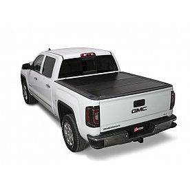 BAK Industries Hard Folding Tonneau Cover Hard Folding Black Textured Aluminum - 226133
