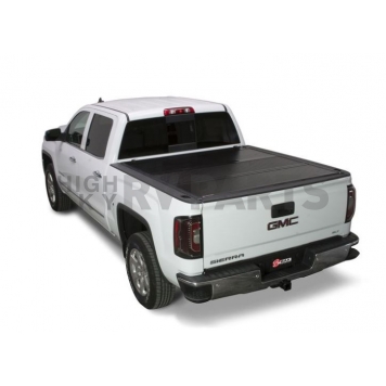 BAK Industries Hard Folding Tonneau Cover Hard Folding Black Textured Aluminum - 226133