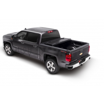 BAK Industries Hard Folding Tonneau Cover Hard Folding Black Textured Aluminum - 226409T-2