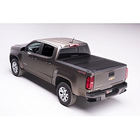 BAK Industries Hard Folding Tonneau Cover Hard Folding Black Aluminum - 226701