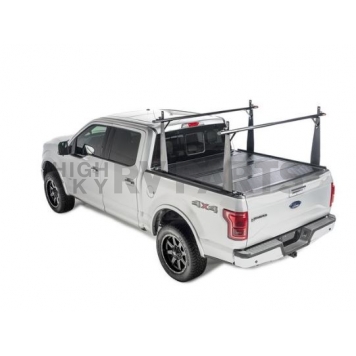 BAK Industries Hard Folding Tonneau Cover Hard Folding Black Textured Aluminum - 26133BT