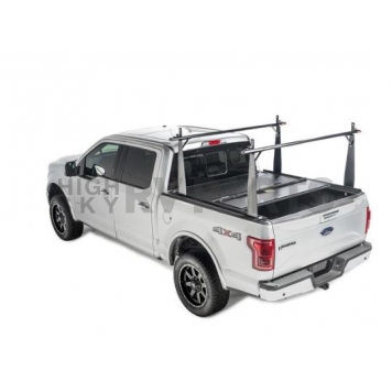 BAK Industries Hard Folding Tonneau Cover Hard Folding Black Textured Aluminum - 26133BT-1