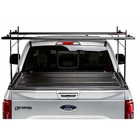 BAK Industries Hard Folding Tonneau Cover Hard Folding Black Textured Aluminum - 26330BT