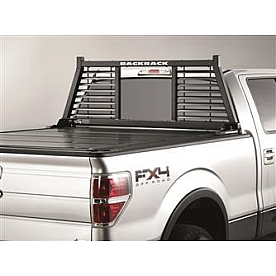 BackRack Headache Rack Steel Black Powder Coated Louvered - 144LV