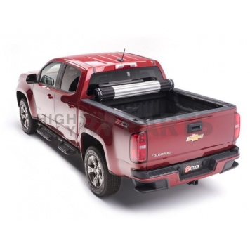 BAK Industries Tonneau Cover Hard Rolling-Up Black Gloss Aluminum/ Vinyl - 39133-2