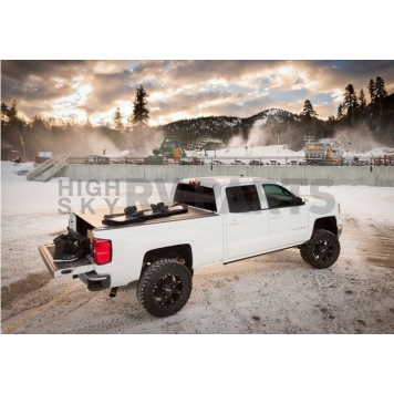 BAK Industries Tonneau Cover Hard Rolling-Up Black Aluminum - 39134-2