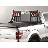 BackRack Headache Rack Steel Black Powder Coated Round Bars On Side - 147TL