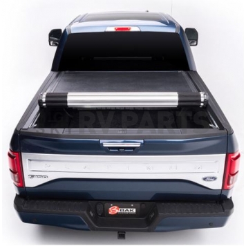 BAK Industries Tonneau Cover Hard Rolling-Up Black Gloss Aluminum/ Vinyl - 39333-1