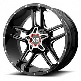 KMC Wheel XD839 Clamp 20 x 9 Black With Natural Accents - XD83929086318