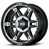 KMC Wheel XD840 Spy II 20 x 9 Black With Natural Face - XD84029087300