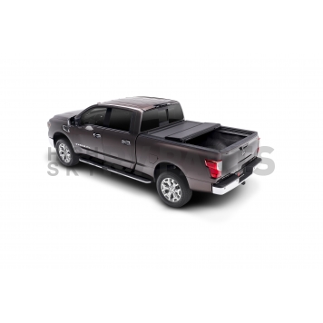 BAK Industries Hard Folding Tonneau Cover Hard Folding Black Matte Aluminum - 448121-2