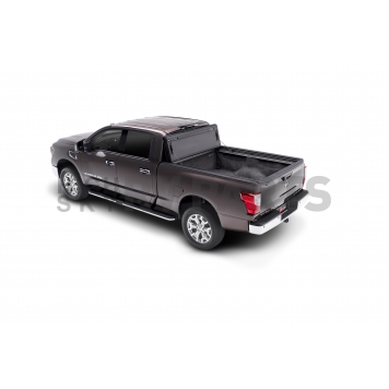 BAK Industries Hard Folding Tonneau Cover Hard Folding Black Matte Aluminum - 448121-4