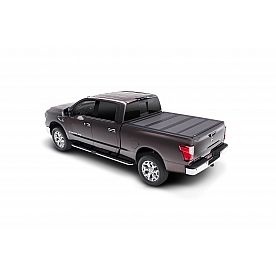 BAK Industries Hard Folding Tonneau Cover Hard Folding Black Matte Aluminum - 448126