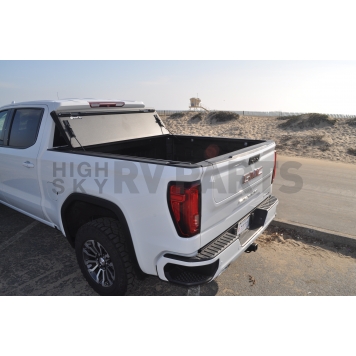BAK Industries Hard Folding Tonneau Cover Hard Folding Black Matte Aluminum - 448130-1