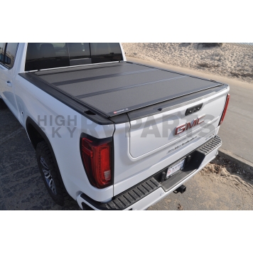 BAK Industries Hard Folding Tonneau Cover Hard Folding Black Matte Aluminum - 448130-3