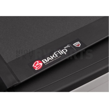 BAK Industries Hard Folding Tonneau Cover Hard Folding Black Matte Aluminum - 448131-5