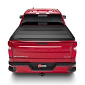 BAK Industries Hard Folding Tonneau Cover Hard Folding Black Matte Aluminum - 448133