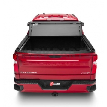 BAK Industries Hard Folding Tonneau Cover Hard Folding Black Matte Aluminum - 448133-2