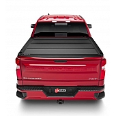 BAK Industries Hard Folding Tonneau Cover Hard Folding Black Matte Aluminum - 448134