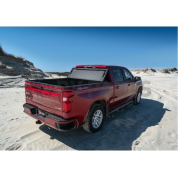 BAK Industries Hard Folding Tonneau Cover Hard Folding Black Matte Aluminum - 448134-4