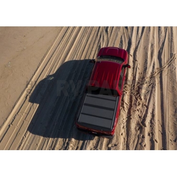 BAK Industries Hard Folding Tonneau Cover Hard Folding Black Matte Aluminum - 448134-5