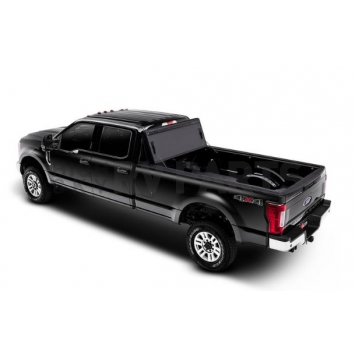 BAK Industries Hard Folding Tonneau Cover Hard Folding Black Matte Aluminum - 448332