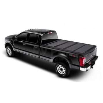 BAK Industries Hard Folding Tonneau Cover Hard Folding Black Matte Aluminum - 448332-1