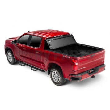 BAK Industries Hard Folding Tonneau Cover Hard Folding Black Matte Aluminum - 448701-2