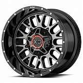 KMC Wheel 20 x 9 XD842 Snare Black With Gray Tinted - XD84229078300