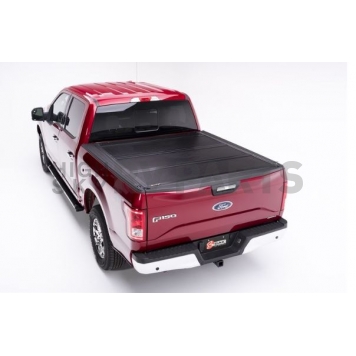 BAK Industries Hard Folding Tonneau Cover Hard Folding Black Gloss Fiberglass - 772333-3