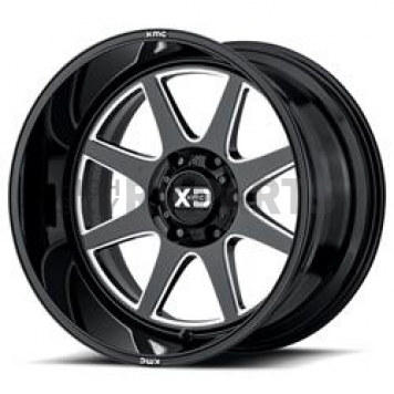 KMC Wheel XD844 - 20 x 9 Black With Natural Accents - XD84429058318