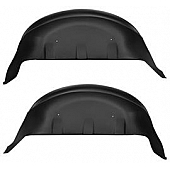 Husky Fender Well Liner Thermoplastic Olefin Black - Rear Set Of 2 - 79131