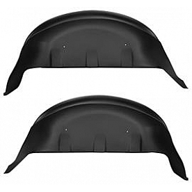 Husky Fender Well Liner Thermoplastic Olefin Black - Rear Set Of 2 - 79131