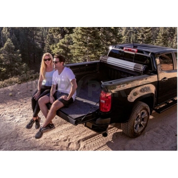 BAK Industries Tonneau Cover Hard Rolling-Up Black Matte Aluminum - 79134-3