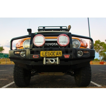 ARB Bumper Steel Powder Coated Deluxe Bar Black 1-Piece - 3420210-1