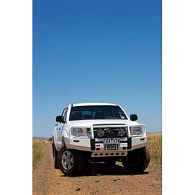 ARB Bumper Steel Powder Coated Deluxe Bar Black 1-Piece - 3423030