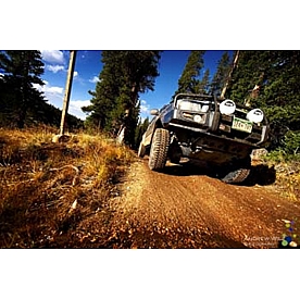 ARB Bumper Steel Powder Coated Deluxe Bar Black 1-Piece - 3423130