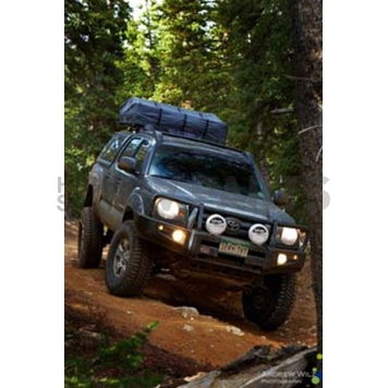 ARB Bumper Steel Powder Coated Deluxe Bar Black 1-Piece - 3423130-1