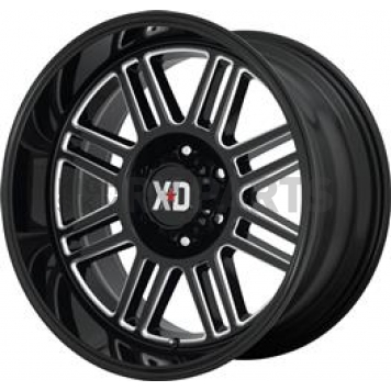 KMC Wheel XD850 - 20 x 10 Black With Natural Accents - XD85021087318N