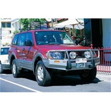 ARB Bumper Steel Powder Coated Deluxe Bar Black 1-Piece - 3434050