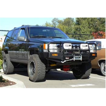ARB Bumper Steel Powder Coated Deluxe Bar Black 1-Piece - 3450060