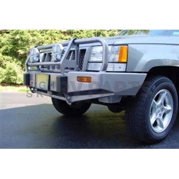 ARB Bumper Steel Powder Coated Deluxe Bar Black 1-Piece - 3450060-1